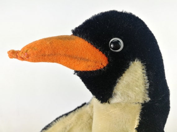 Marionnette a main Bébé Pingouin Empereur 