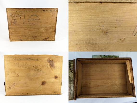 Antique 1920s Picture Puzzle Blocks Complete Set in Original