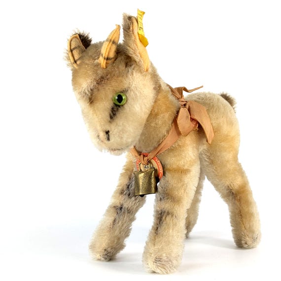 Steiff Goat Zicky All Ids 8 Inches Standing Vintage 1959 to 1964