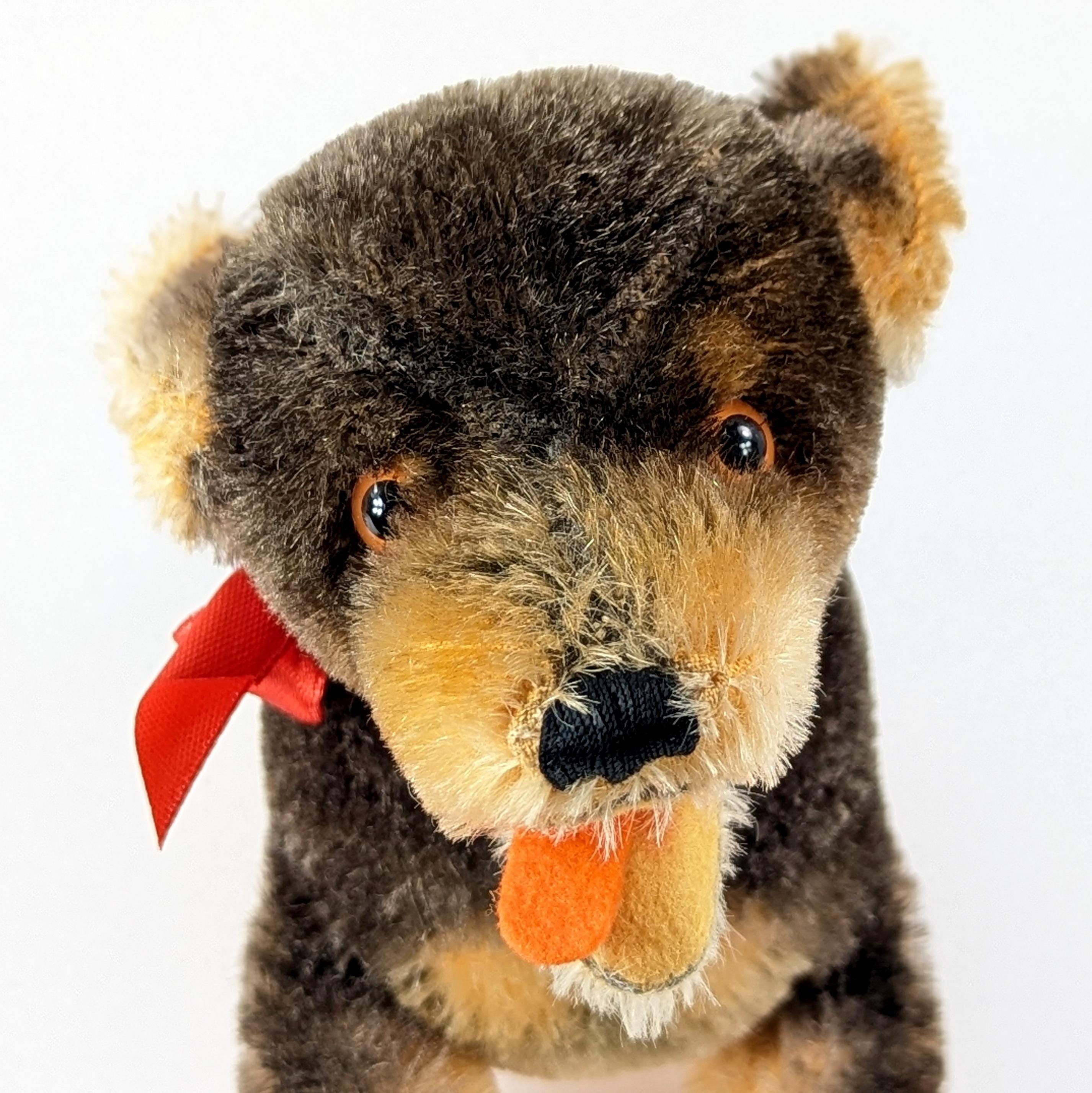 Steiff Dachshund Lumpi With Ids Large 6 Inches Vintage 1965