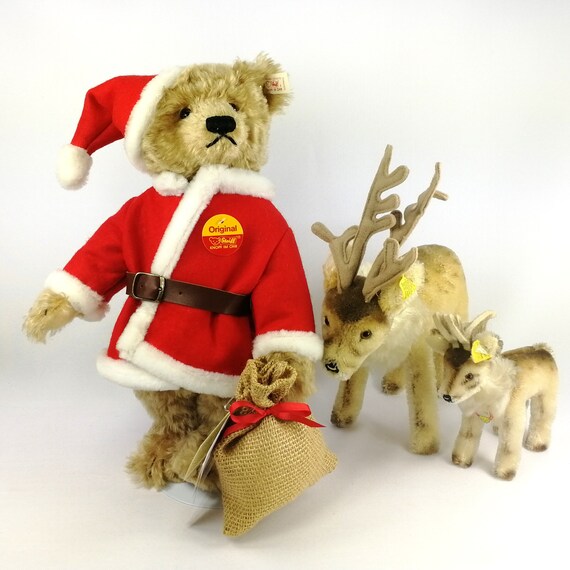 steiff santa bear
