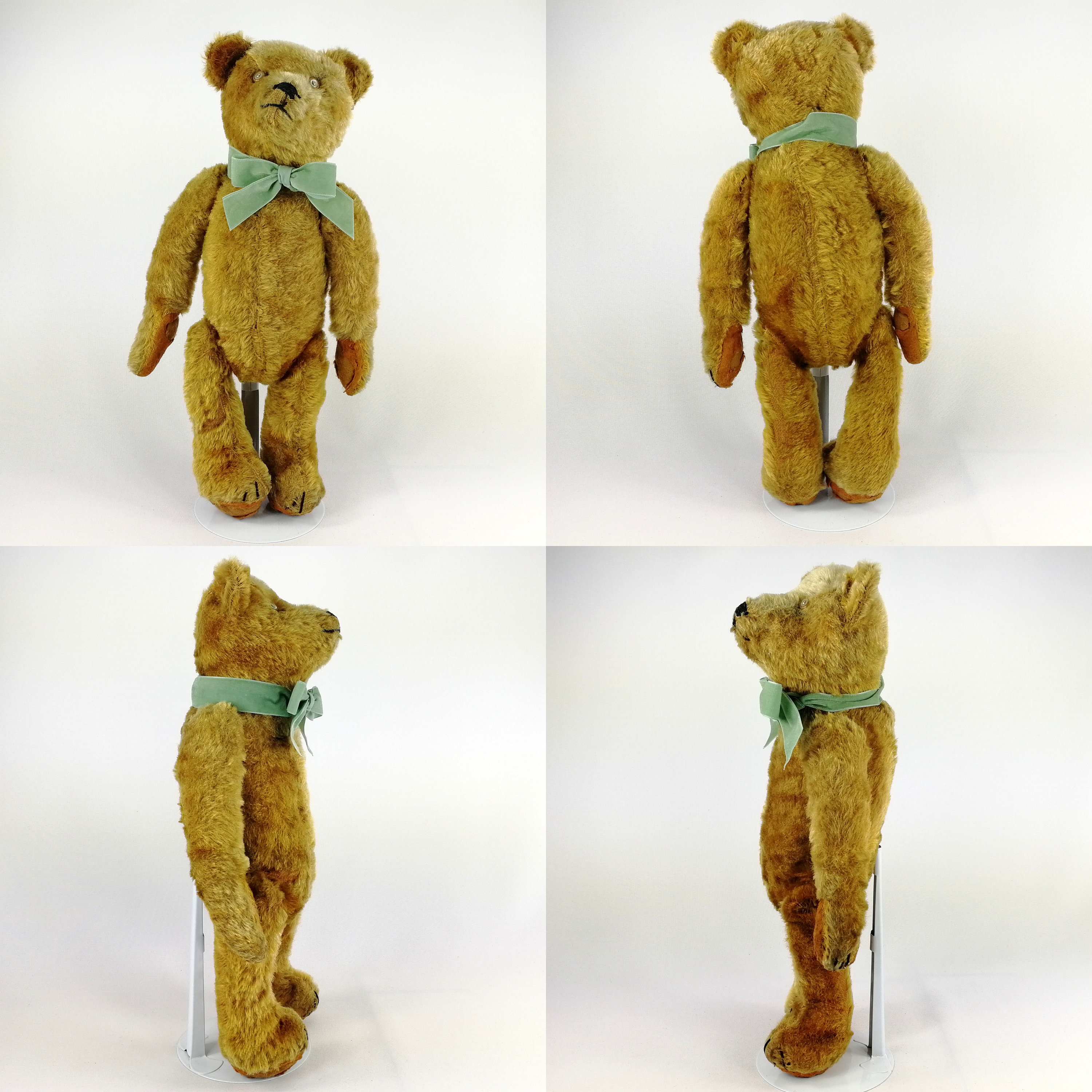 Early Teddy Bear Rare Cinnamon Mohair 1930s to 1940s Unknown