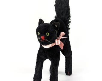 シュタイフ ブラック トム キャット ID 付き 最大 9 インチ