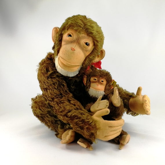 Steiff Chimp Jocko Ape Monkey With ID 18 Inches Vintage 1954 Steiff Chimp Jocko Ape Monkey With ID 18 Inches Vintage 1954