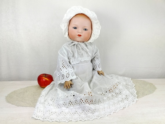 Buy Antique Armand Marseille Bisque Doll. Doll Head. Antique Doll. Online  in India 
