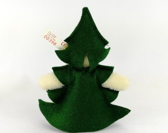 Steiff Christmas Tree Teddy Bear Ornament Mint 4 Inches Vintage