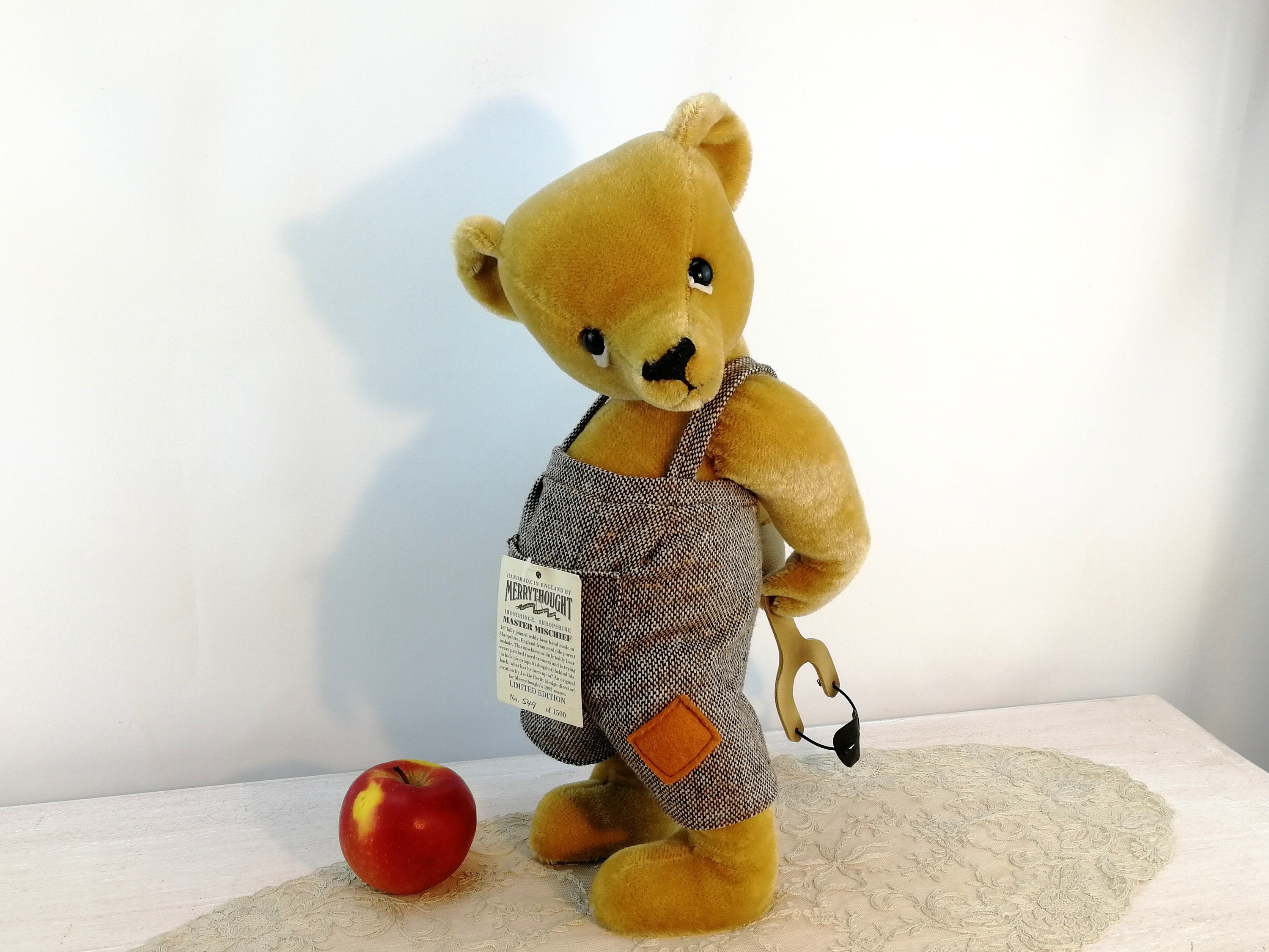 Merrythought Tide-Rider限定Master Mischief Merrythought Teddy Bear “master Mischief” English Vintage 1992 Ltd