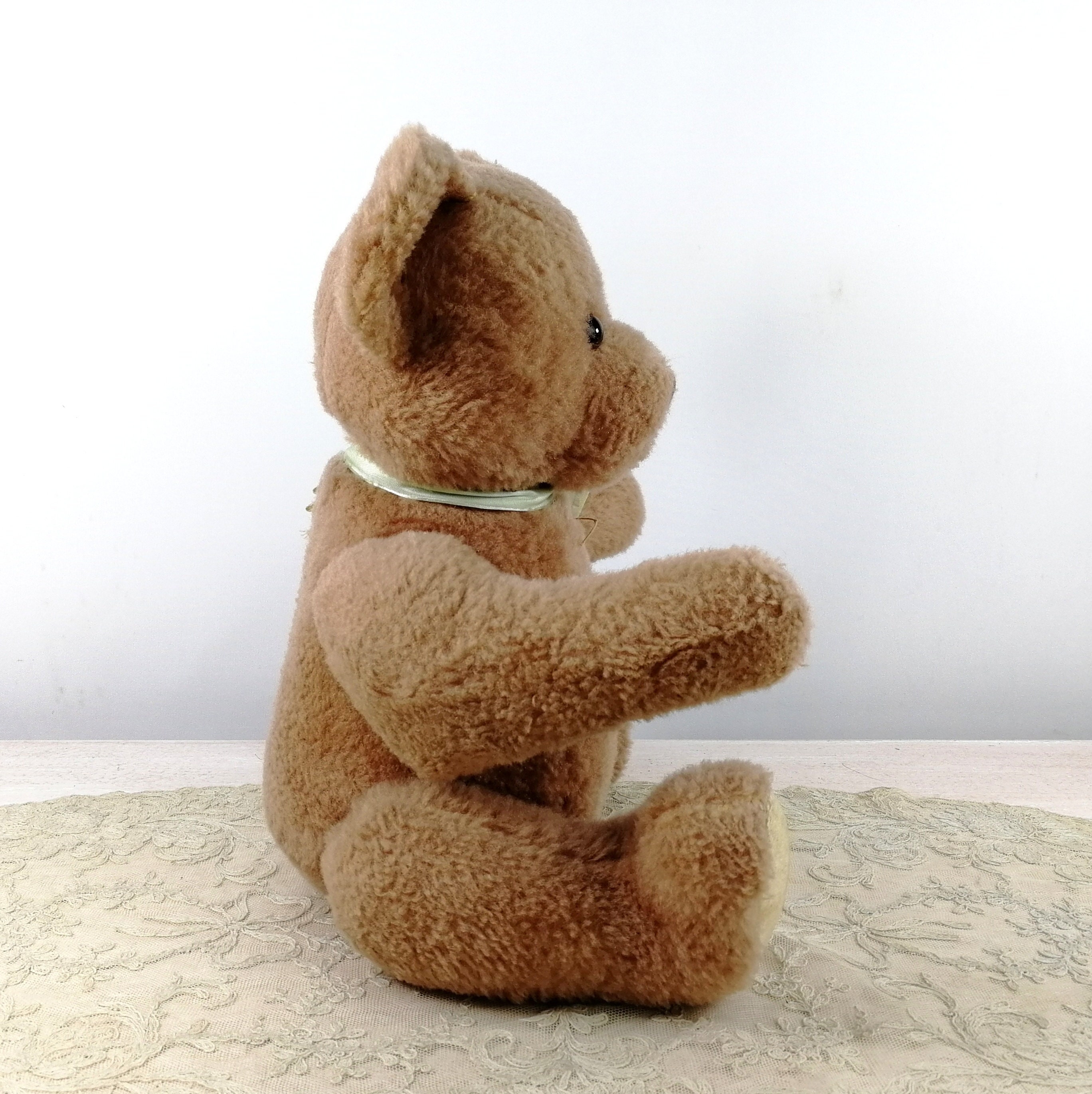 Steiff Dralon Teddy Petsy With Ids 14 Inches Vintage 1970 to 1976