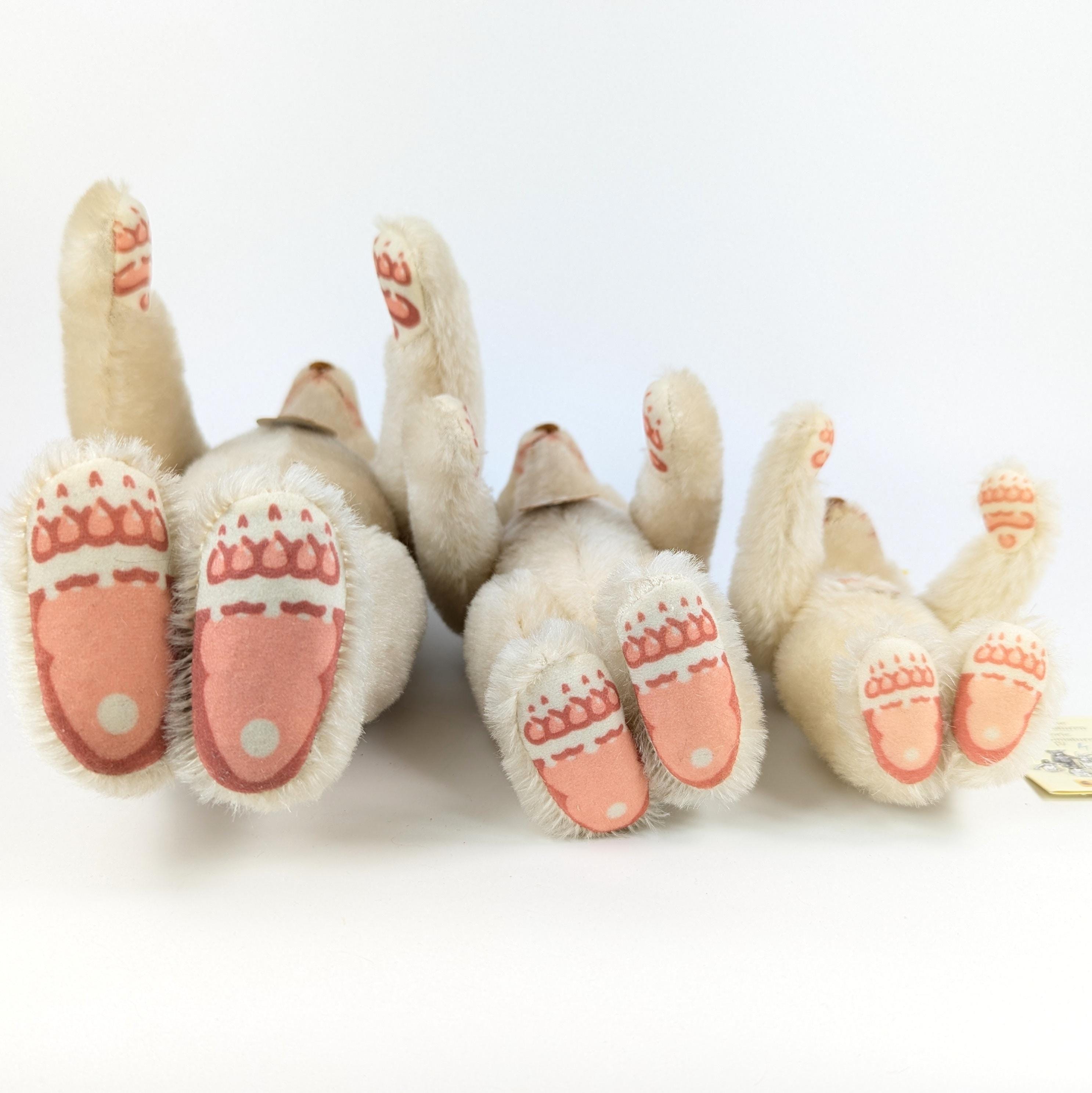 シュタイフ テディベア ディッキー 3体セット 全ID ホワイト