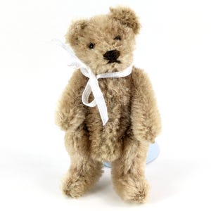 Steiff Teddy Bear smallest 4 inches Vintage 1951 to 1964 produced Caramel Colored Mohair