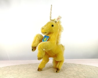 Vintage Unicorn with all IDs 1995 only ltd Edition heraldic animal of Steiff’s hometown