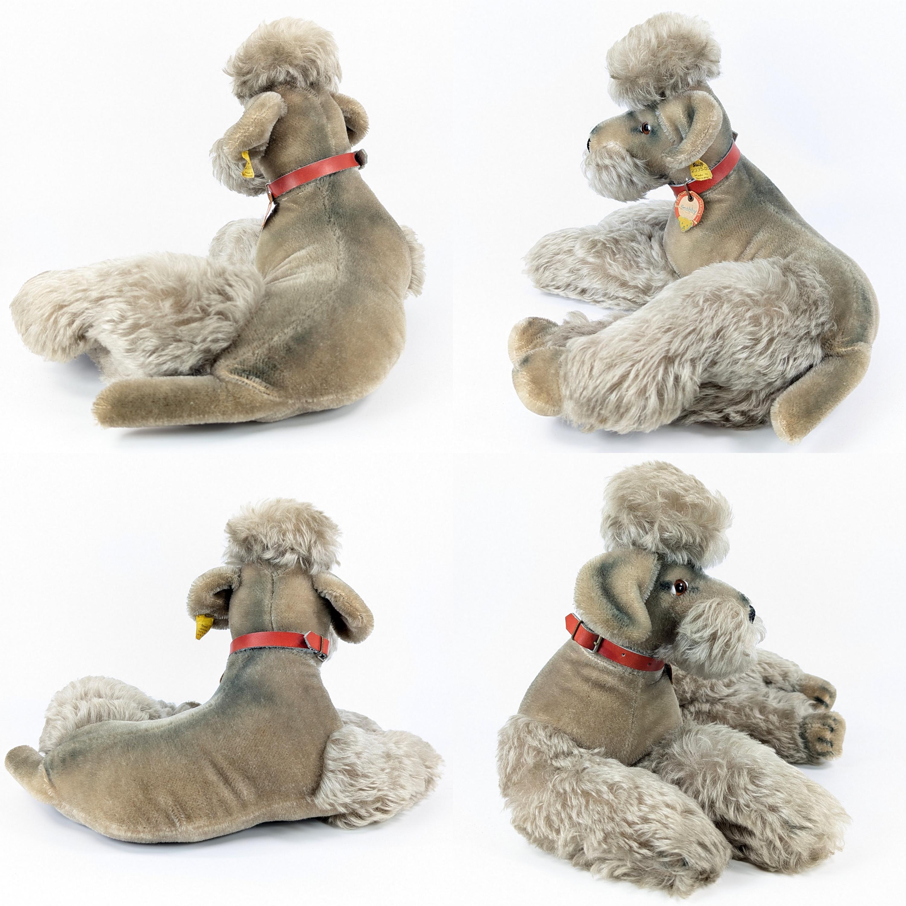 シュタイフ プードル スノビー 全ID 横たわる 大きい 14インチ