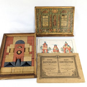 Anker Stone Building Block Set From 1906 No 4A Complete Regular