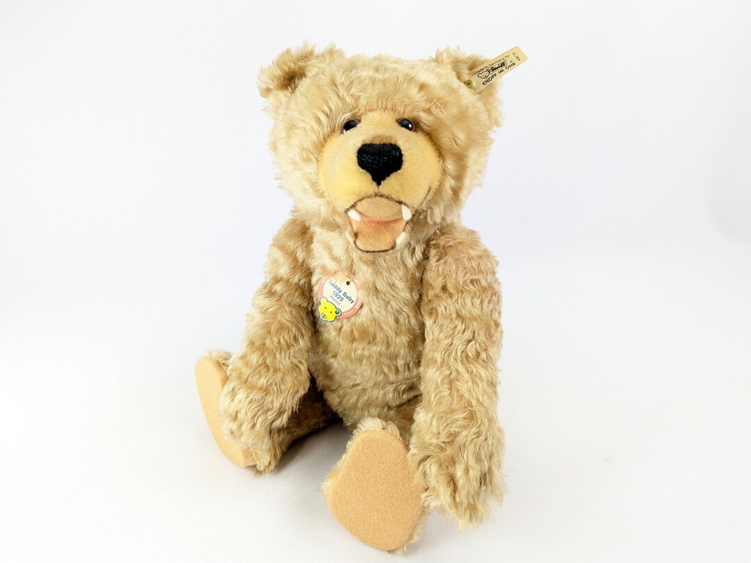 シュタイフ　テディベビーSteiff Teddy Baby 1929 Steiff Teddy Baby 1929 With Teeth Vintage Replica Bear Mint