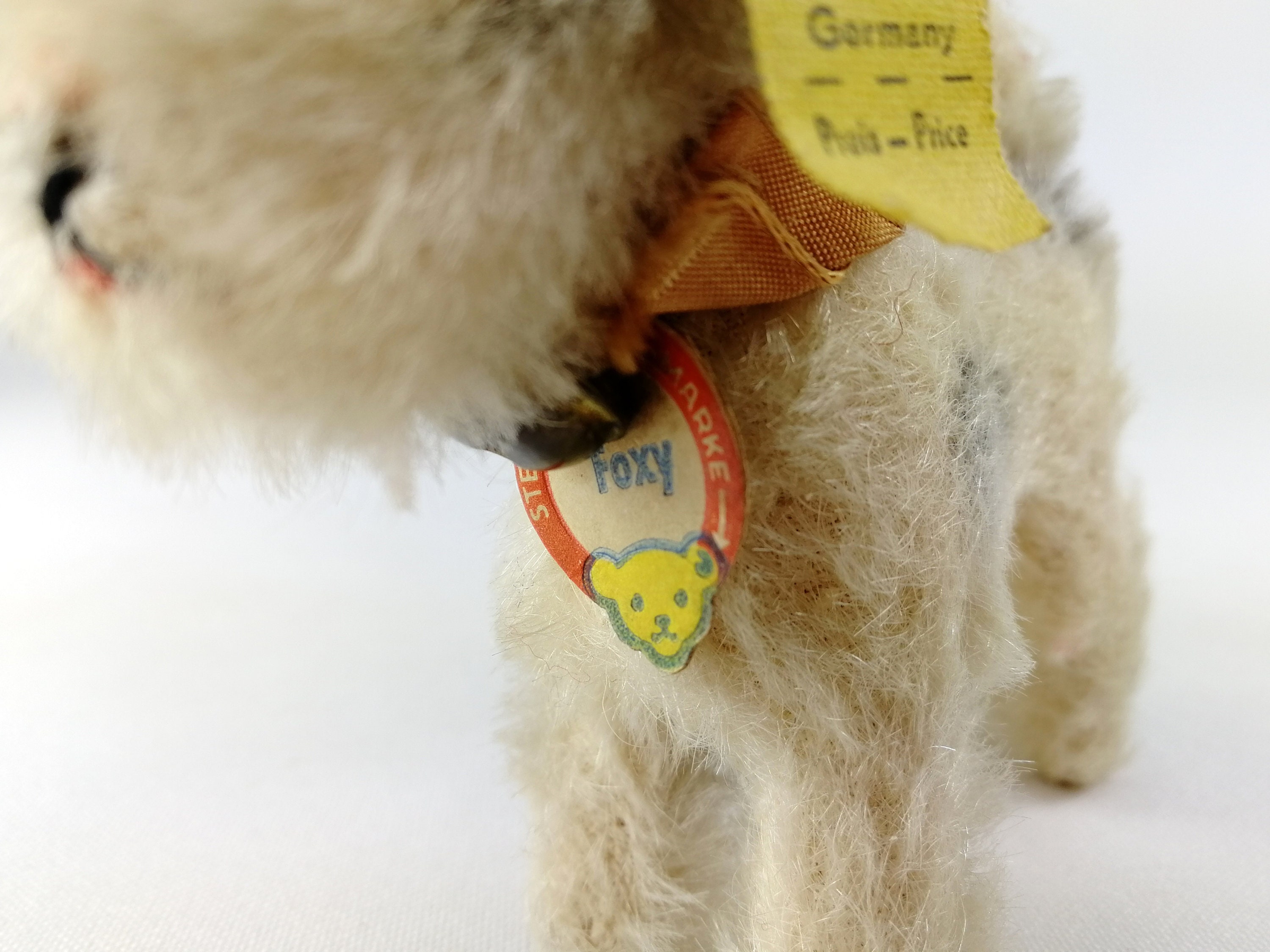 シュタイフ フォックステリア フォクシー犬 全ID ヴィンテージ 1950