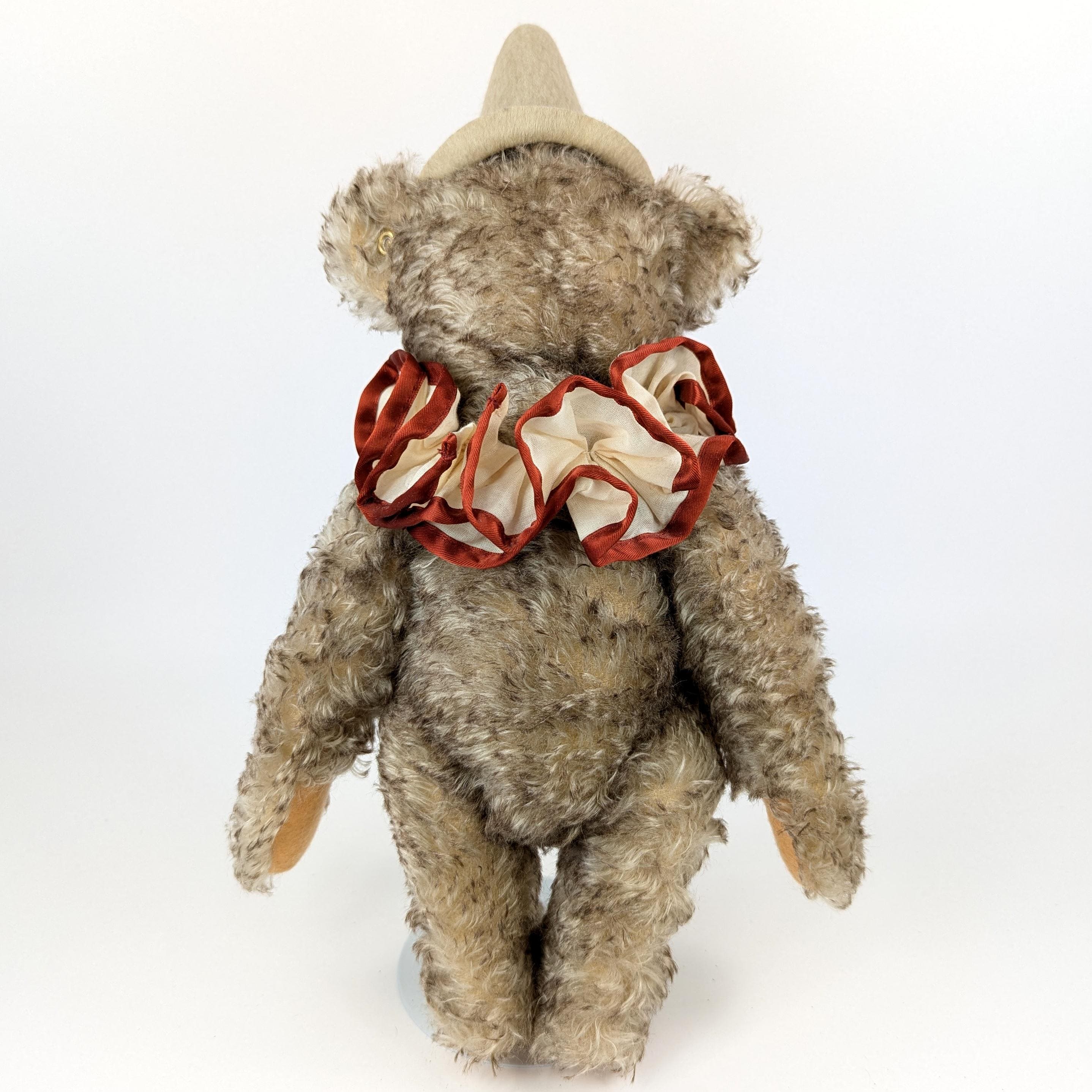 シュタイフ テディベア ピエロ シュタイフ テディベア ピエロ 1926年 新品同様 12インチ ヴィンテージ
