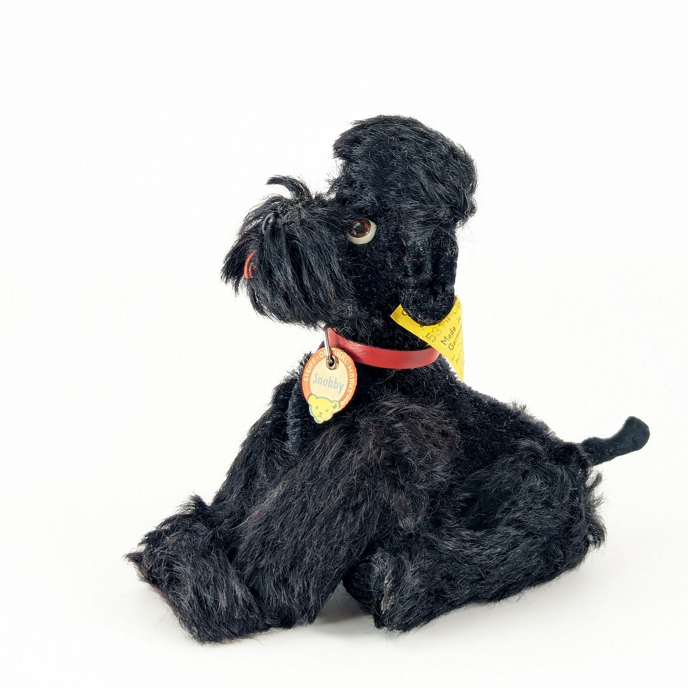 シュタイフ プードル スノビー ブラック 全ID 6インチ ヴィンテージ