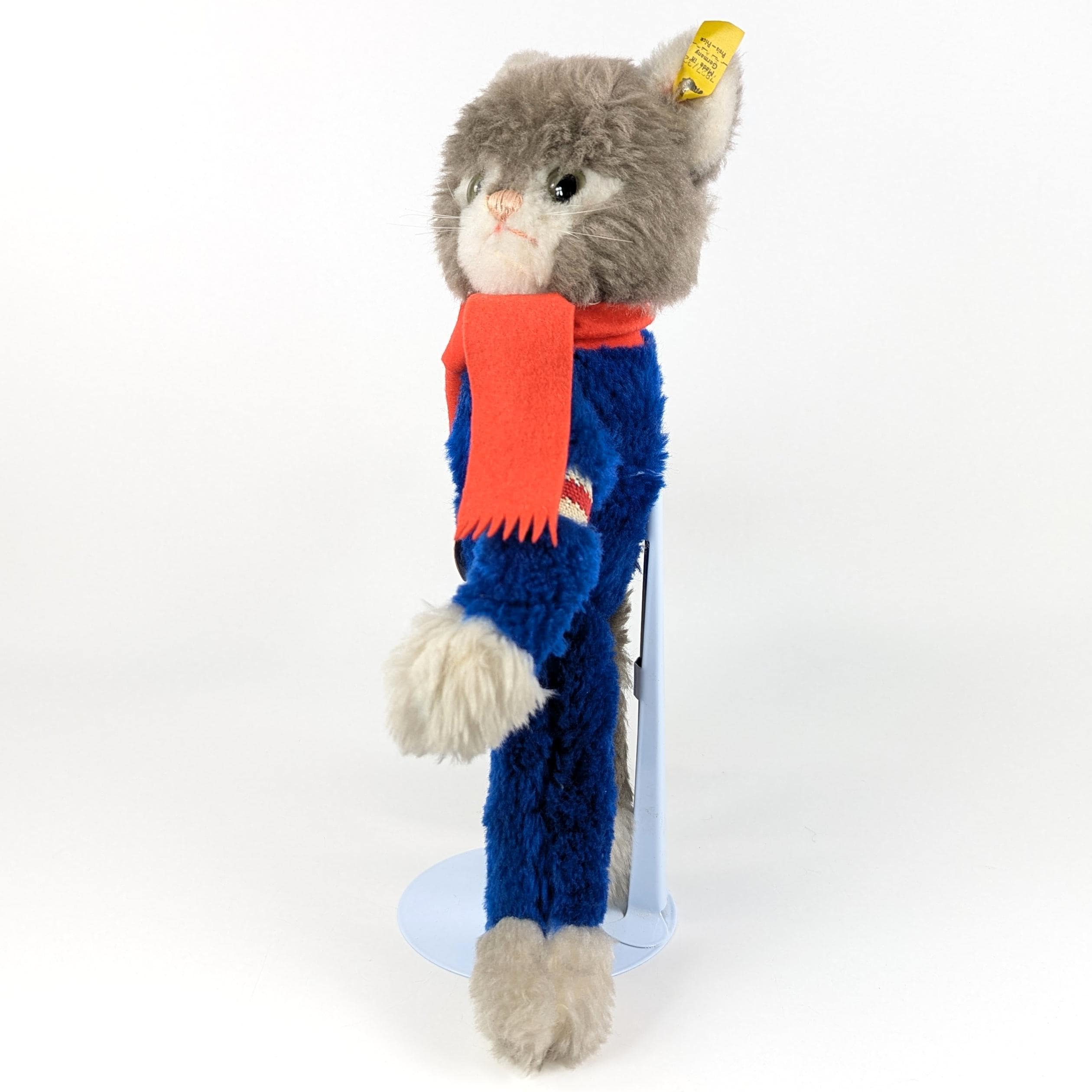 Steiff Dangling Tom Cat With All Ids 13 Inches Vintage 1972 to