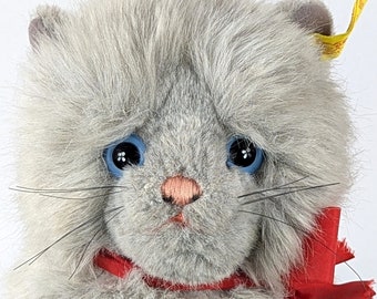 シュタイフ　ミンカ　猫 シュタイフ ペルシャ猫 ミンカ ID付き 10インチ 座っている
