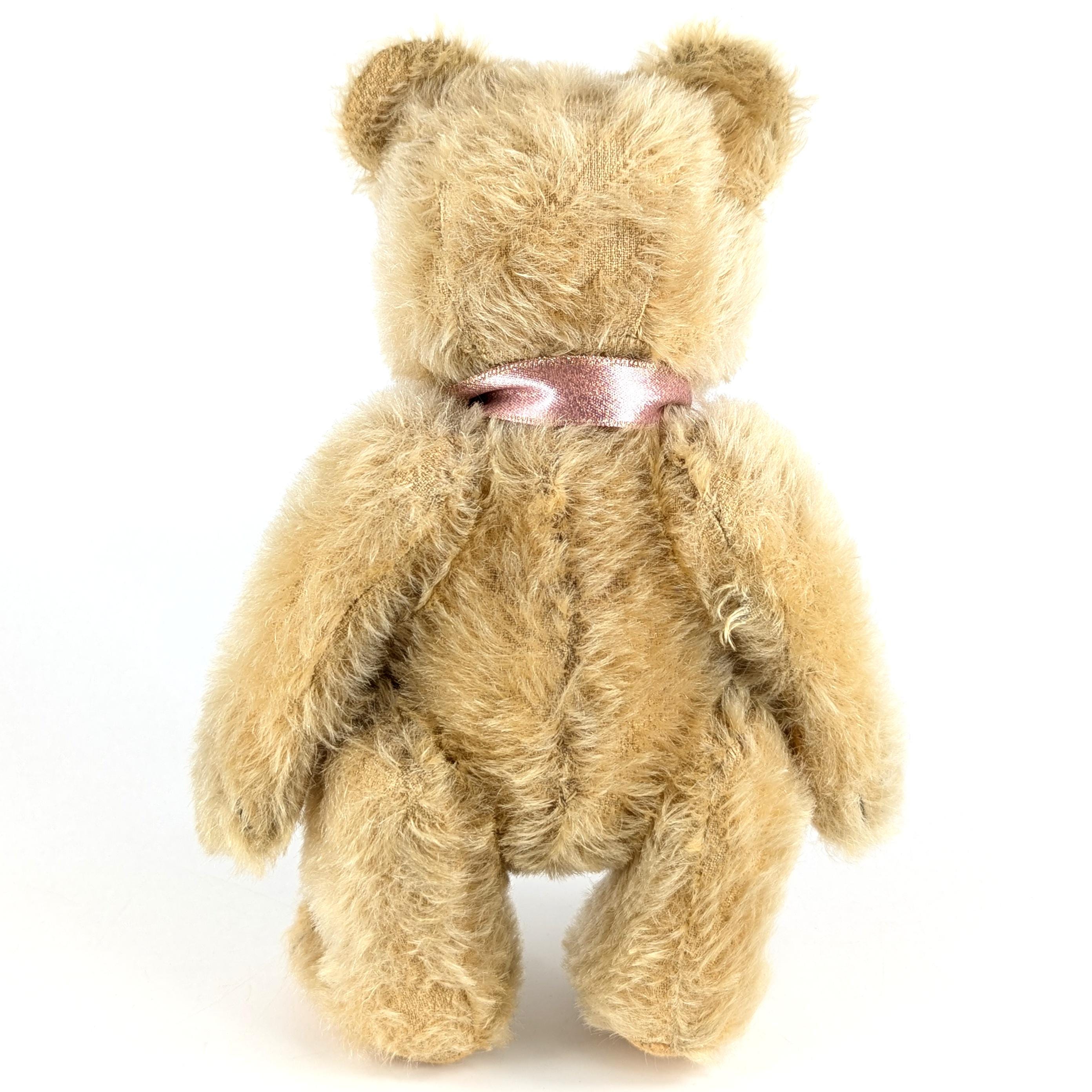 Steiff Jackie Teddy Bear With US Zone Tag Produced 1953 Midi Size Steiff Jackie Teddy Bear With US Zone Tag Produced 1953 Midi Size