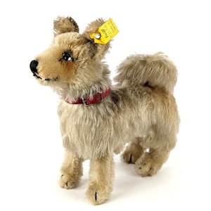 Steiff Laika the Space Dog met identiteitsbewijzen, 1958 geproduceerd: 7 inch, zeer zeldzaam