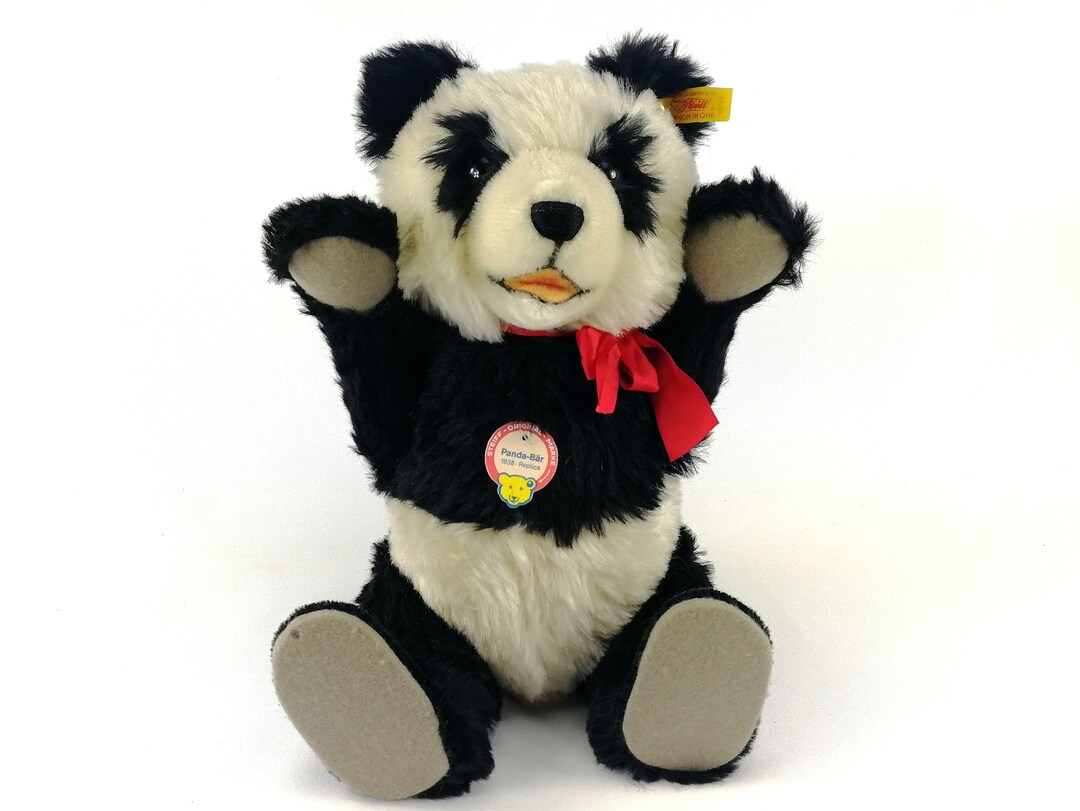Steiff Panda Bear 1938 Replica All Ids Vintage 1992 to 1998 Made 14 Inches - Etsy UK Steiff Panda Bear 1938 Replica All Ids Vintage 1992 to 1998 Made 14 Inches - Etsy UK