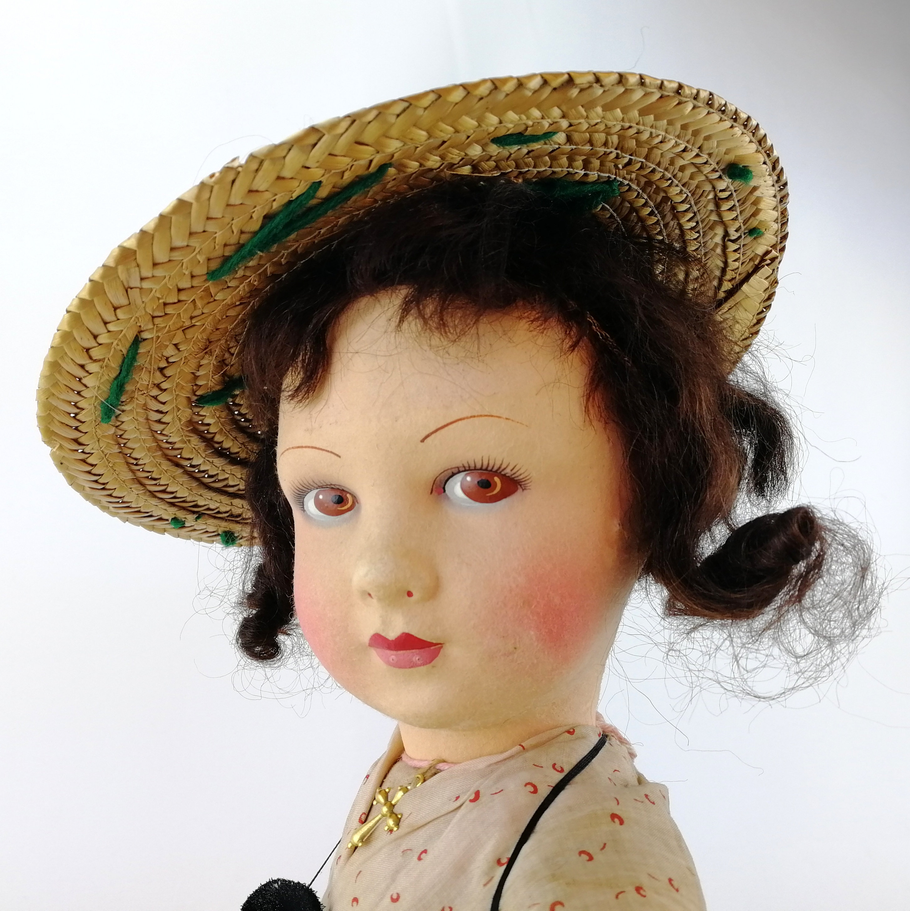 Raynal Cloth Doll made in France - Ruby Lane