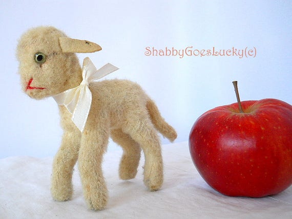 vintage steiff lamb