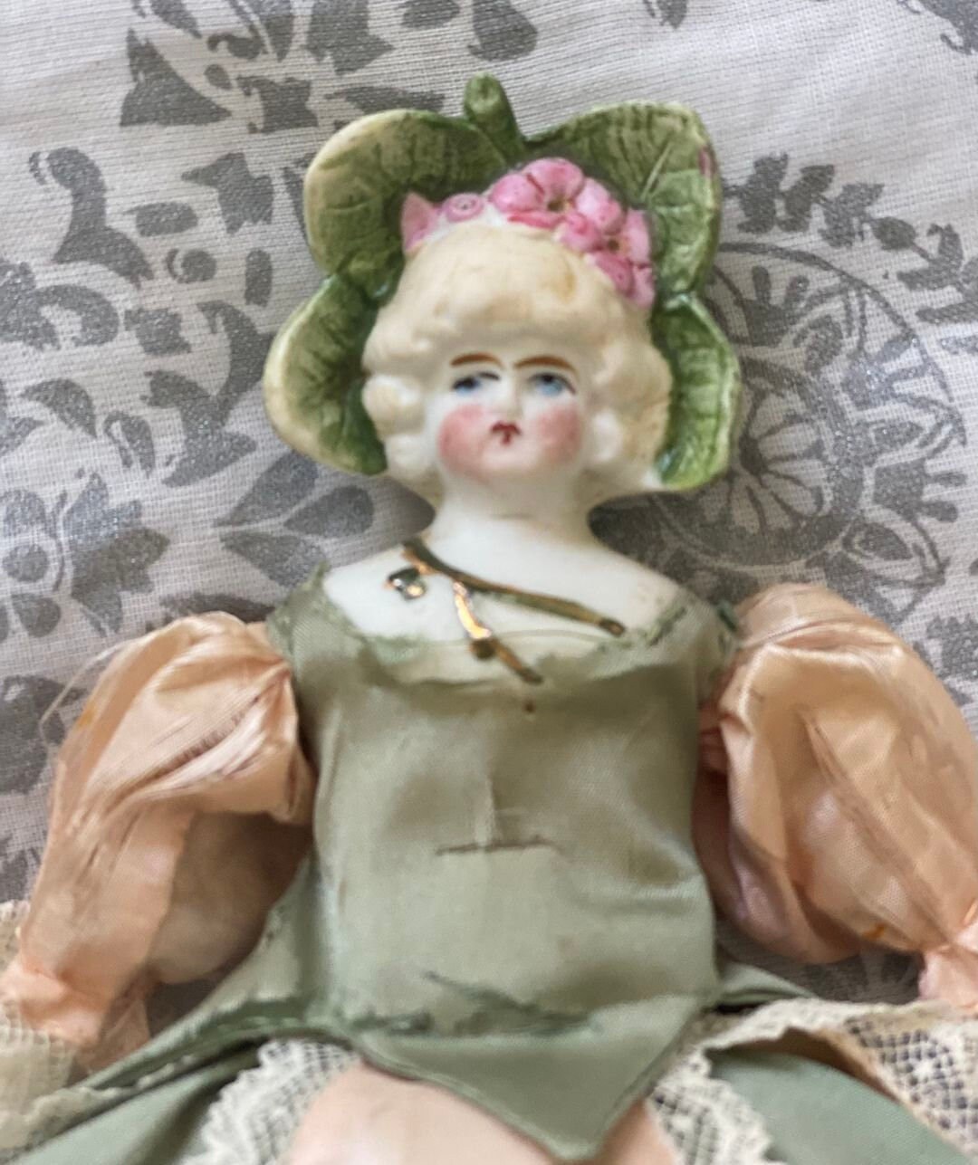 Antique Bonnet Head Doll - Etsy Canada