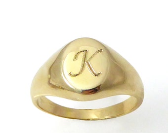 Gold monogram ring ,Personalized ring, Unisex ring ,personalized jewelry, Men initial ring, gold initial ring .monogram ring