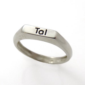 Silver name ring. Sterling silver ring. Personalized name ring. Word ring. Name ring. Sterling silver ring. monogram ring. name jewelry