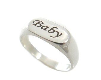 Monogram ring .name ring. silver initial ring. Personalized ring. Word ring. Name ring.silver signet  ring. Unisex ring.  Personalized