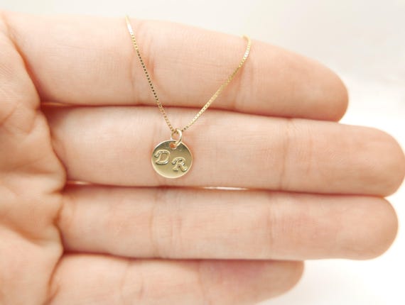 Letter Charm, Initial Necklace Pendant