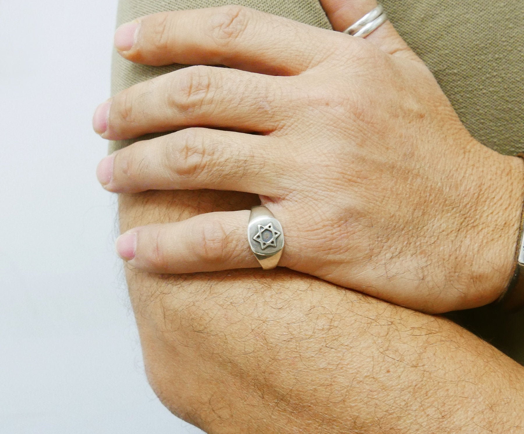 Mens jewish rings sale
