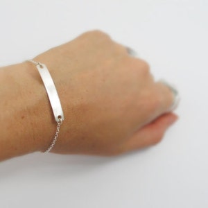 Silver bracelet. Personalized name bracelet. Sterling silver bracelet. Phrase bracelet. Bridesmaid gift. Gift ideas. Personalized jewelry