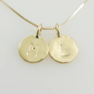14k gold initials. double Initials pendant. 2 Letter charm necklace. 2 initial pendant. Gold necklace. personalized necklace.Gift ideas