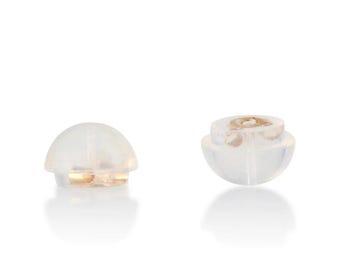 Silicon Studs backs with 14k scrow inside
