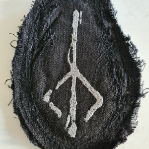 Bloodborne hunter&#39;s mark brooch patch embroidery