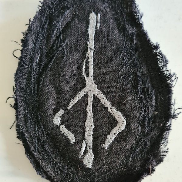 Bloodborne hunter's mark brooch patch embroidery