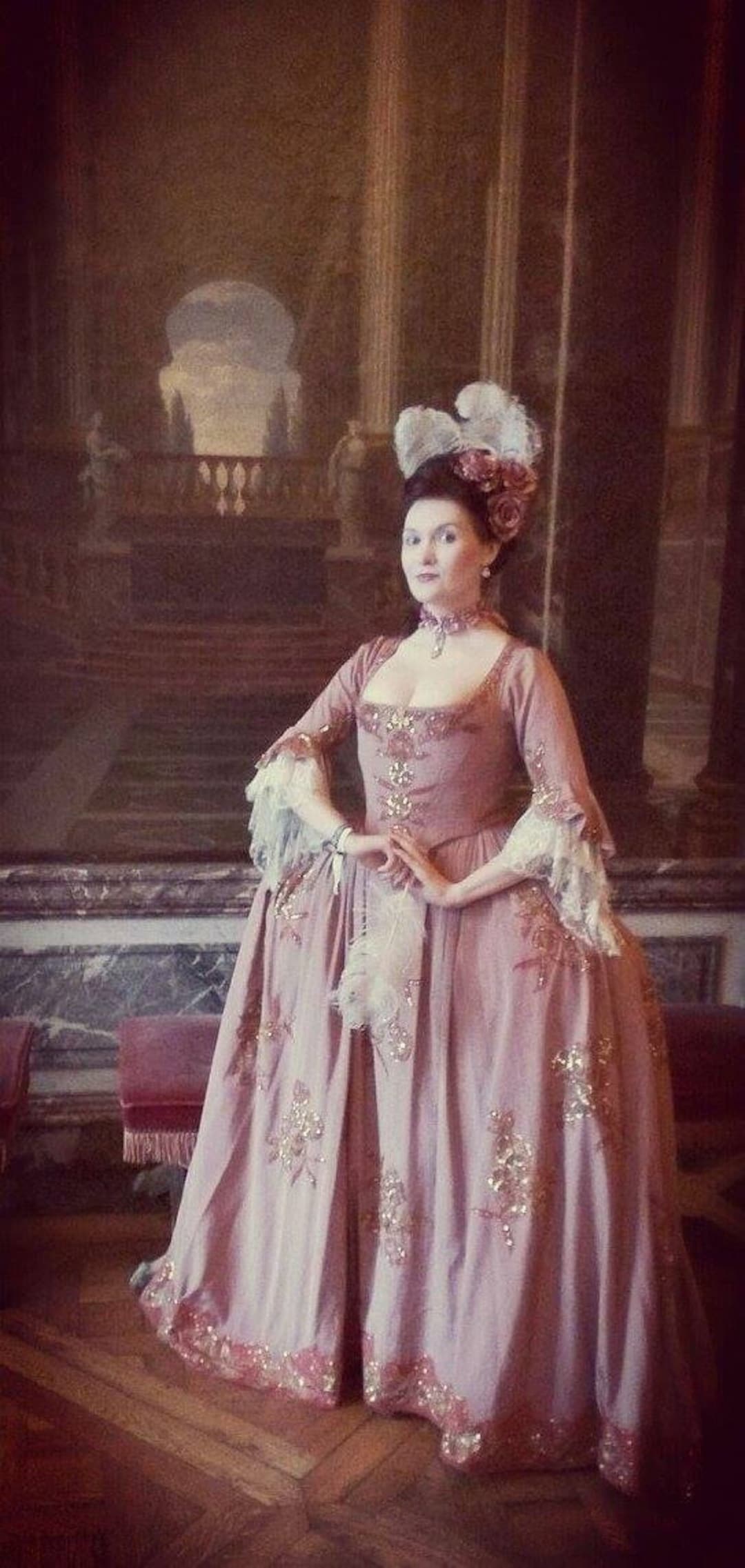 Rococo Fete Galantes Versailles Du Barry Dress Romantic Marie ...