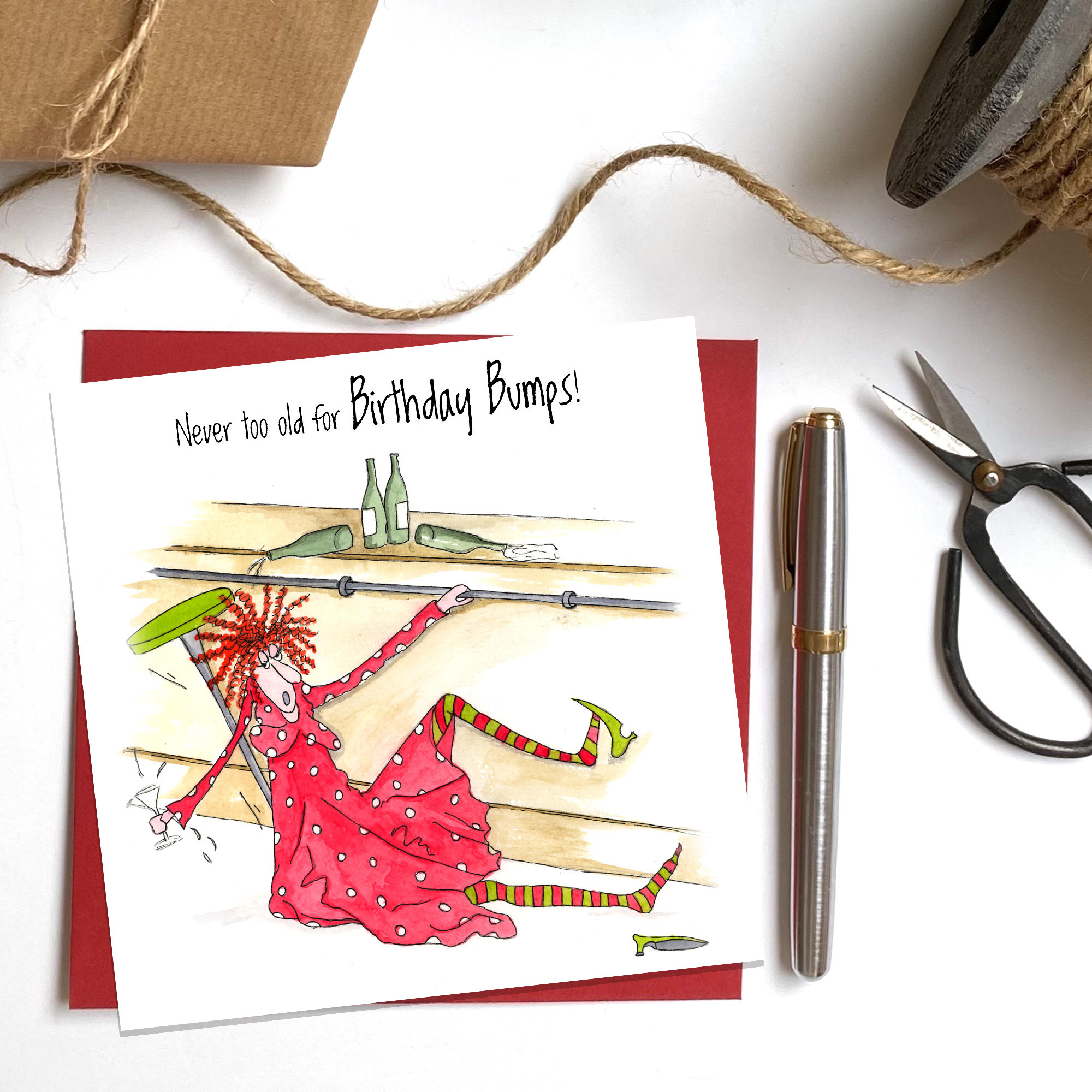 Birthday Bumps Card Camilla & Rose Blank Greeting Card Etsy UK