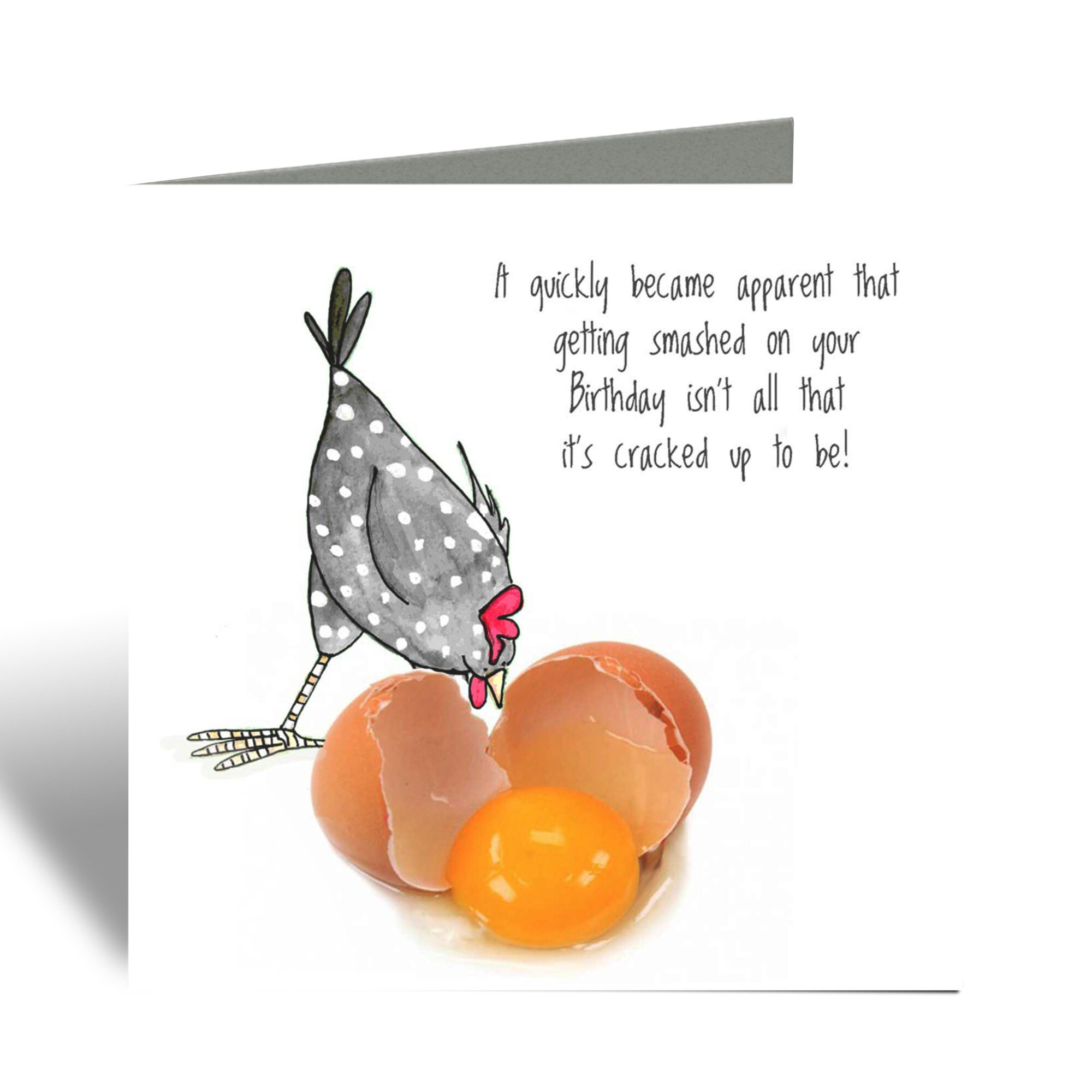 Lustige Huhn Geburtstagskarte immer zerschlagen Henne Etsy