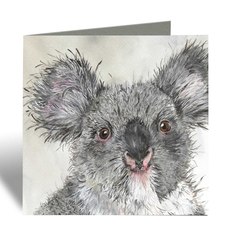 Koala Bear Card Koala Greeting Card Birthday Card-koala - Etsy