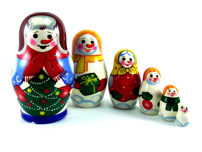christmas nesting dolls