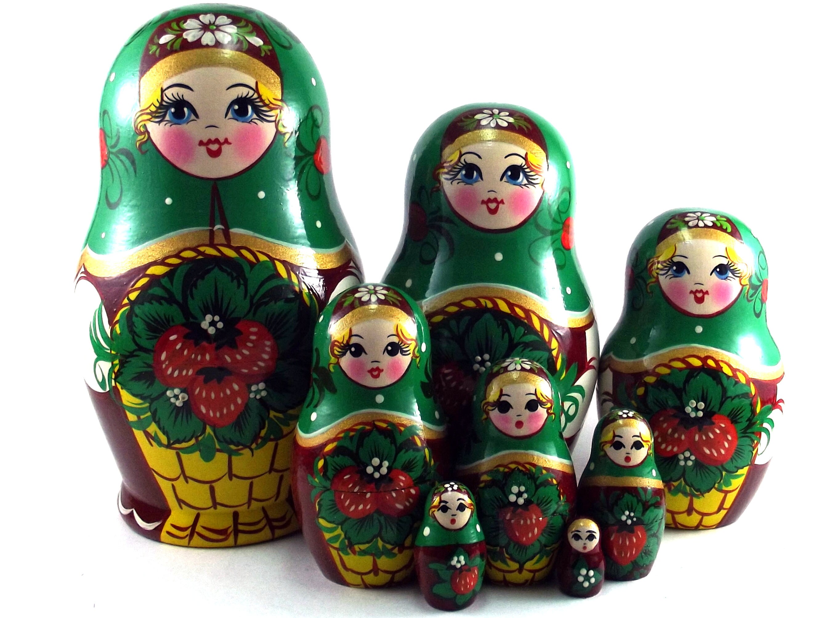 authentic matryoshka dolls