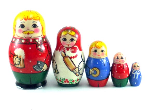 authentic matryoshka dolls