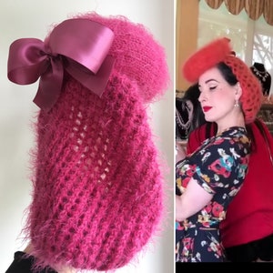 Replica of Dita Von Teese’s 1940s style tilt hat