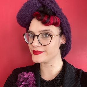 1940s Style Lace Strickmütze 3 Looks in Einem.