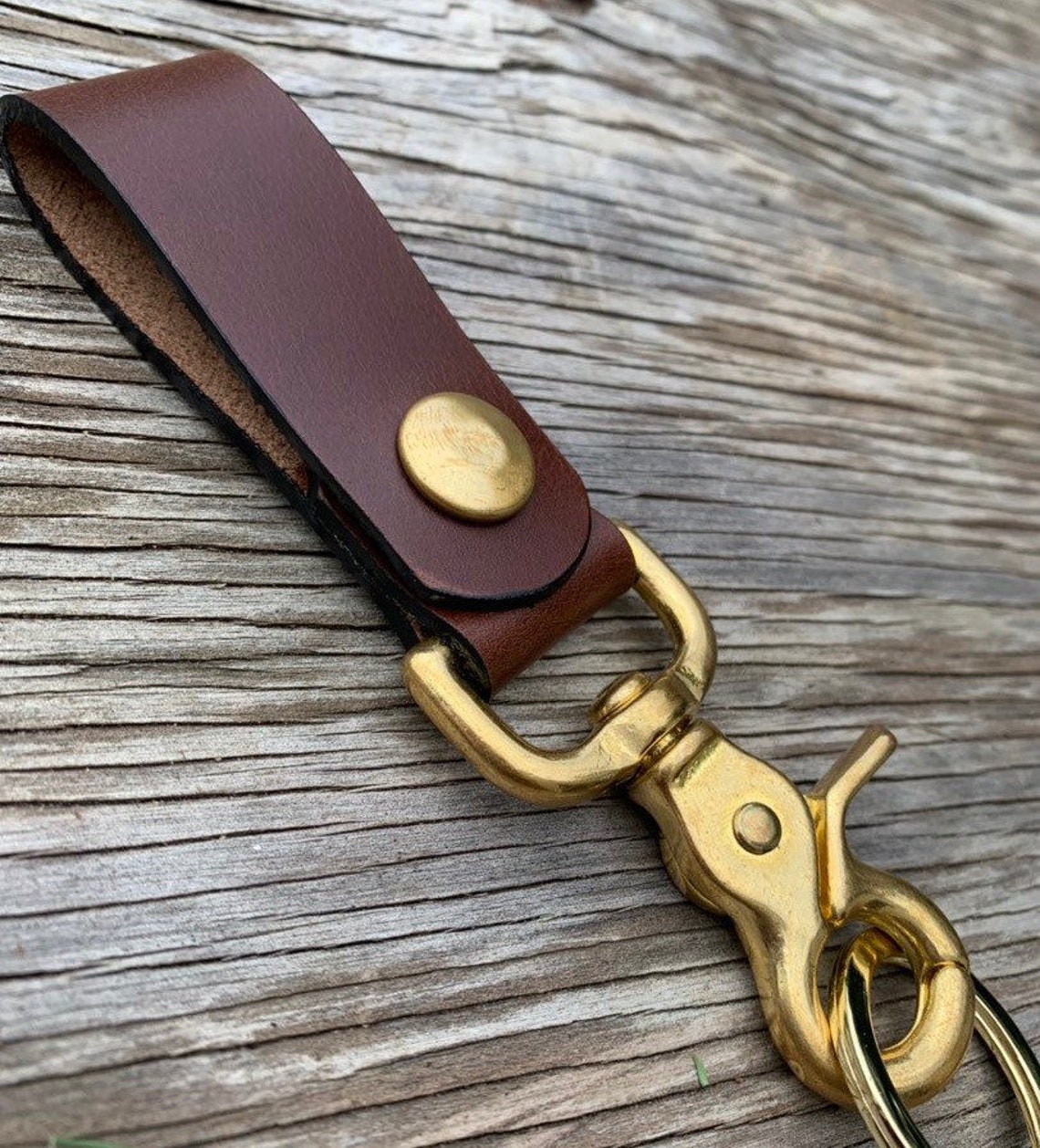 Belt Loop Keychain leather belt loop keychain key lanyard Etsy