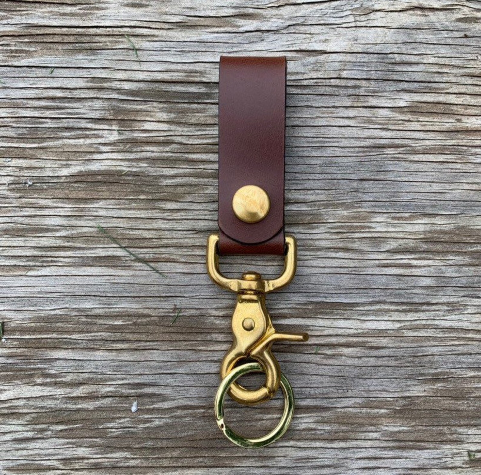 Belt Loop Keychain leather belt loop keychain key lanyard Etsy